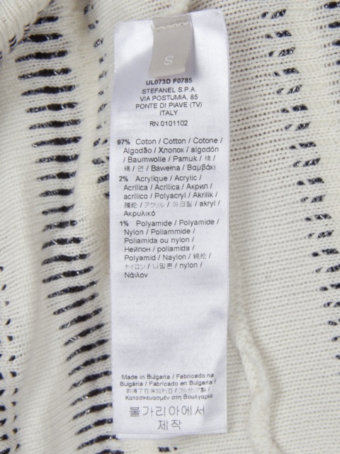 STEFANEL - gustowny sweter bawełna - S