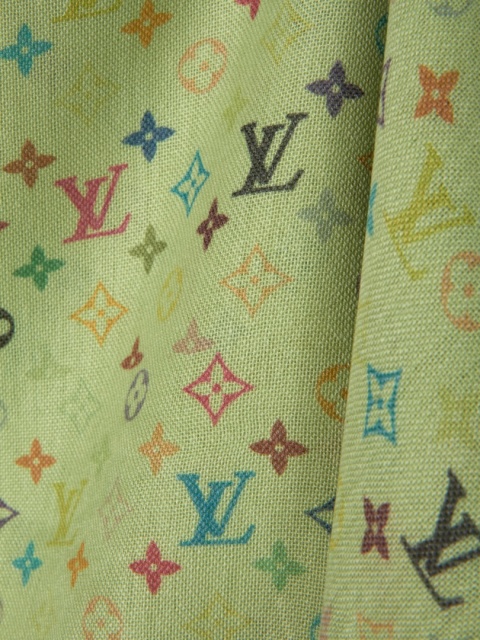 Śliczny pistacjowy szal kaszmir jedwab wzór