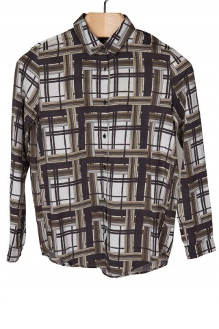 THE KOOPLES - fenomenalna bluzka geometryczny wzór - 38