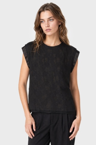 VINTAGE BY FE - elegancka bluzka wieczorowa - XS/S