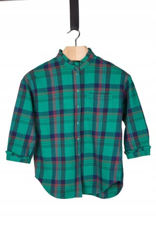 WHISTLES - nietuzinkowa bluzka koszulowa piękny kolor - XS