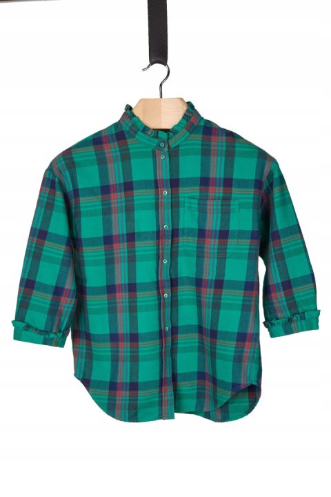 WHISTLES - nietuzinkowa bluzka koszulowa piękny kolor - XS