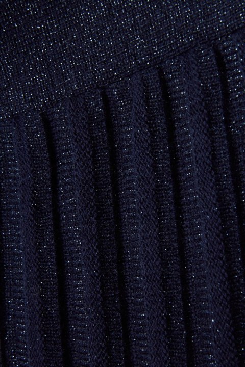 WHITE STUFF wyjątkowa spódnica dzianina plisowana z połyskiem 38