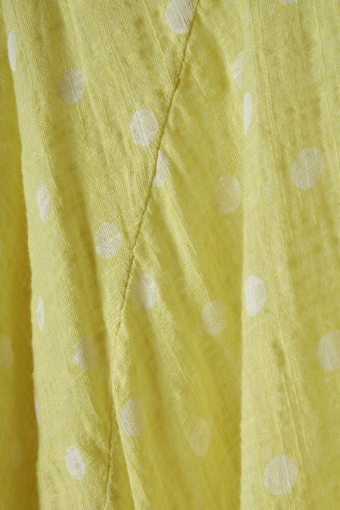 Wyjątkowa włoska tunika piękny kolor w groszki -XL