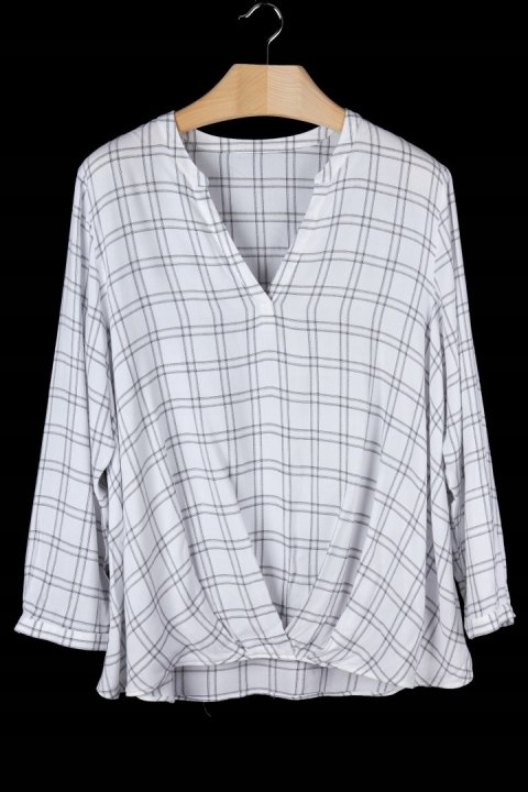 Zjawiskowa luźna tunika marszczenia - XL/XXL