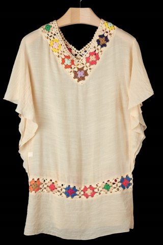 Zjawiskowa tunika piękny kolor na lato - L