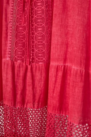 Zjawiskowa włoska bluzka koszulowa piękny kolor -L