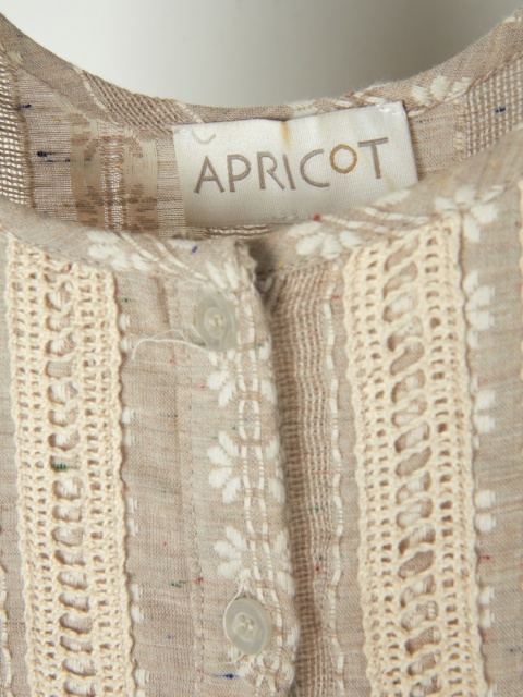 APRICOT - fantastyczna tunika z koronką - M/L
