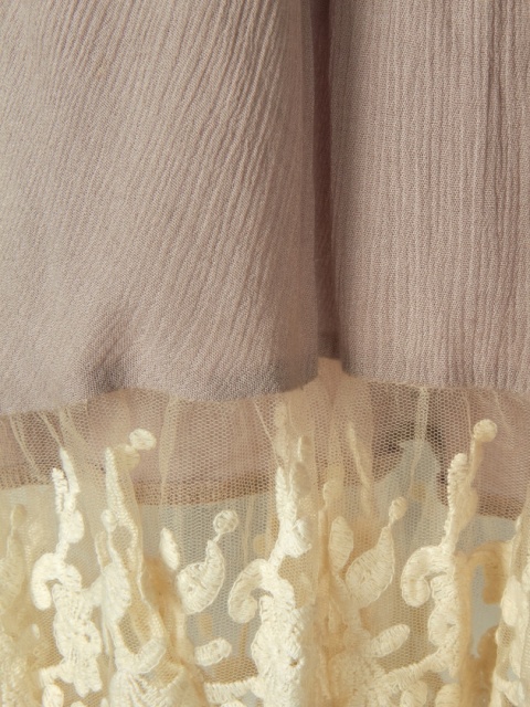 APRICOT - fantastyczna tunika z koronką - M/L