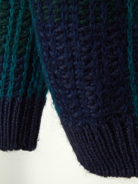 BENETTON - wyszukany sweter z wełną cudny kolor - XS/S