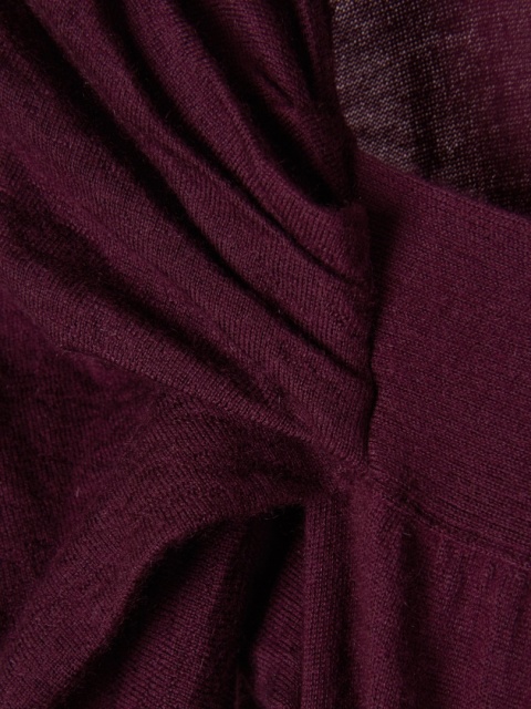 CASHMERE&COTTON -nietuzinkowy sweter kaszmir purpura antyczna -S