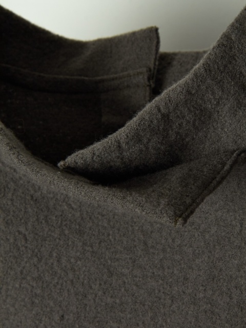 ELEMENTE CLEMENTE - nietuzinkowy sweter wełna kolor khaki - M