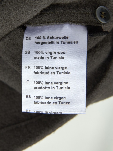 ELEMENTE CLEMENTE - nietuzinkowy sweter wełna kolor khaki - M