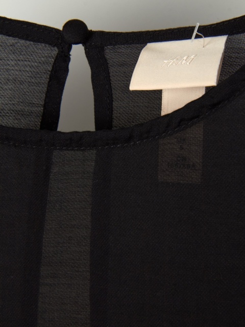 H&M - delikatna sukienka tunika piękny haft lyocell jak jedwab - S