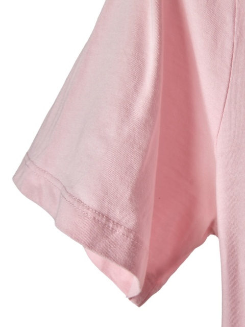 H&M -luźna bluzka z falbaną delikatny róż bawełna - M/L