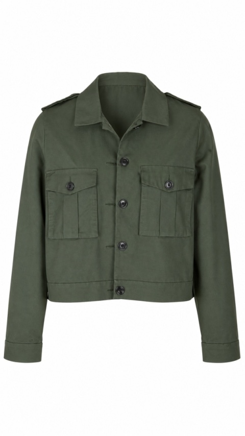 H&M - poszukiwana bluza militarny styl - 36