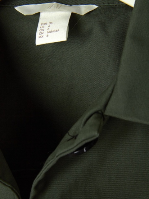 H&M - poszukiwana bluza militarny styl - 36