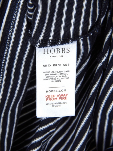 HOBBS LONDON - sukienka w marynarskim stylu - S