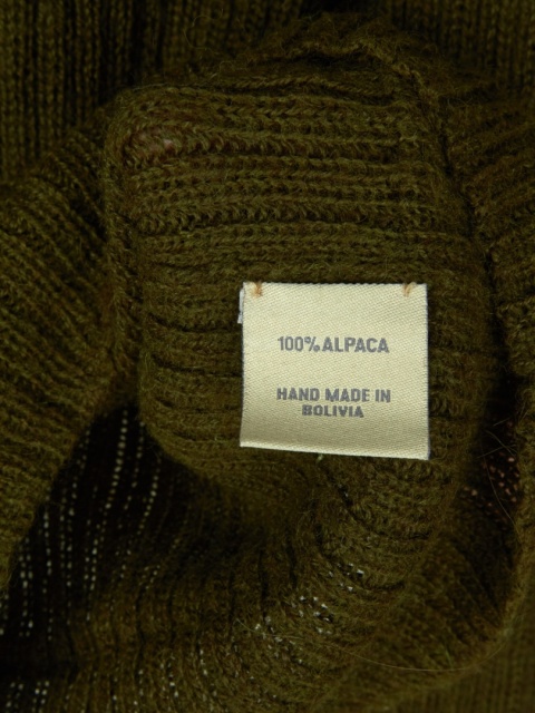 JOYCE MARTIN BOLIVIA-sweter alpaka piękny kolor -S