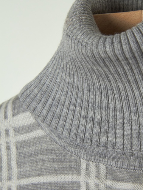 KAREN MILLEN - wyszukany sweter wełna oversize - XS/S