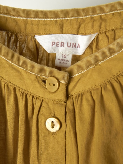 MARKS&SPENCER - bluzka luźny krój kolor antyczny mosiądz - 44