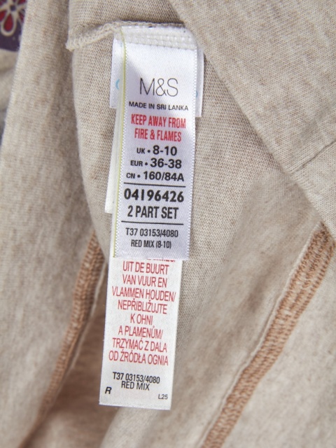 MARKS&SPENCER - bluzka motyw świąteczny Tatty Teddy - S/M