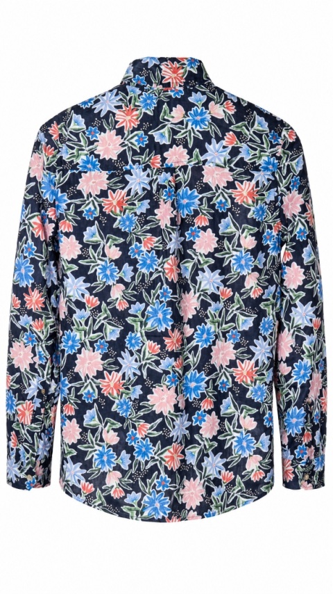 MARKS&SPENCER - modna bluzka koszulowa szlachetny len - XS/S