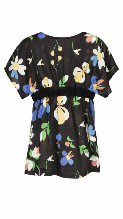 MINI FOR MANY - fantastyczna tunika kwiaty - M/L