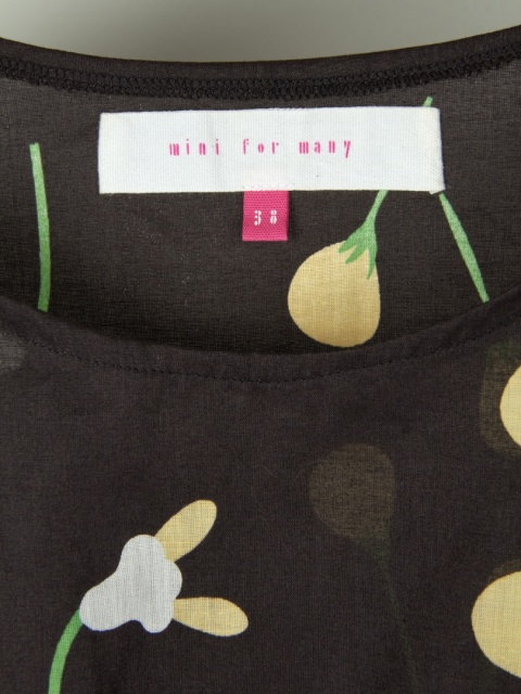 MINI FOR MANY - fantastyczna tunika kwiaty - M/L