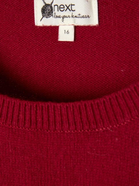 NEXT - ciekawy ciepły sweter z reniferem - 42