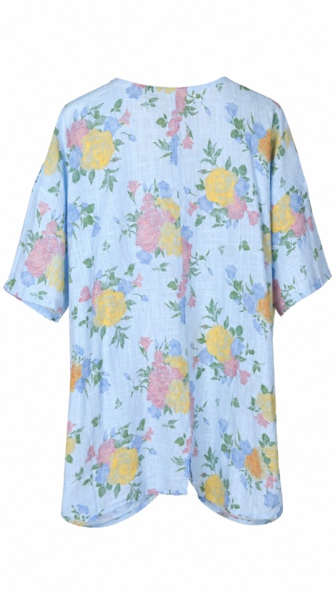 Przepiękna włoska bluzka bawełna oversize - XL/XXL