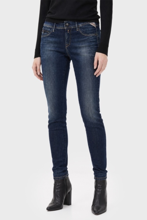 REPLAY YASMEEN - unikatowe spodnie jeans - 28/32