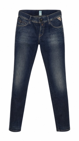 REPLAY YASMEEN - unikatowe spodnie jeans - 28/32