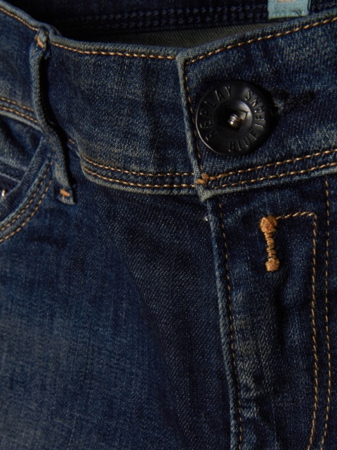 REPLAY YASMEEN - unikatowe spodnie jeans - 28/32