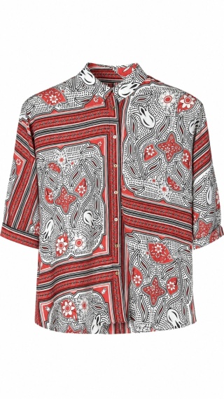 RIVER ISLAND - luźna kolorowa bluzka - S/M