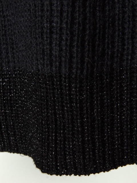 SISLEY - mięciutki sweter błyszczące ściągacze -S