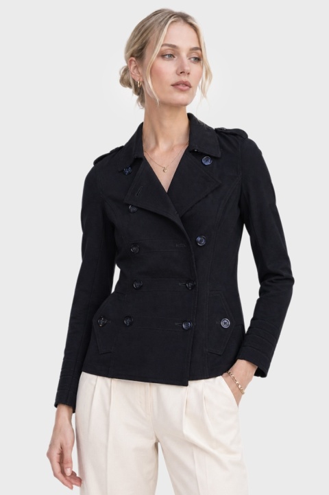 SISLEY -wyjątkowa marynarka w militarnym stylu -XS