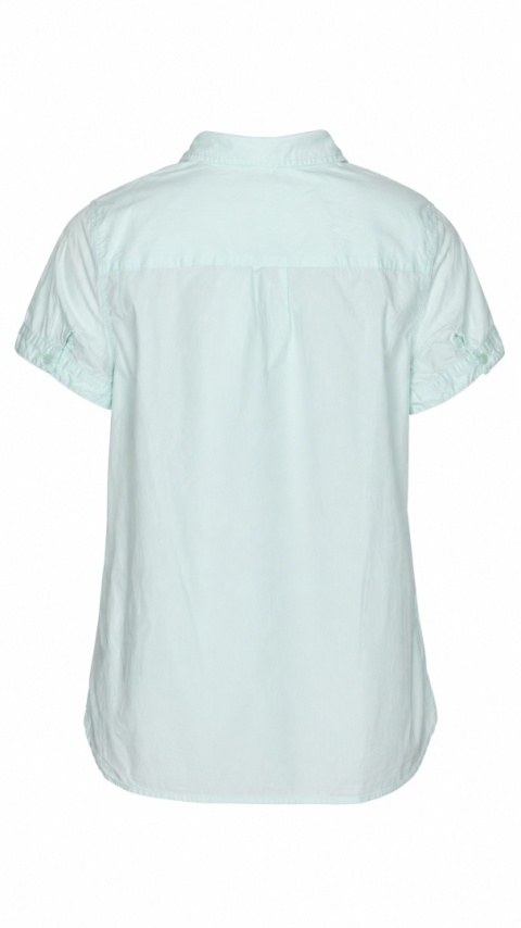 TOMMY HILFIGER-śliczna bluzka koszulowa miętowa-38