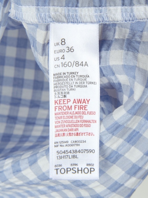 TOPSHOP - ciekawa bluzka falbaniaste rękawy - S/M