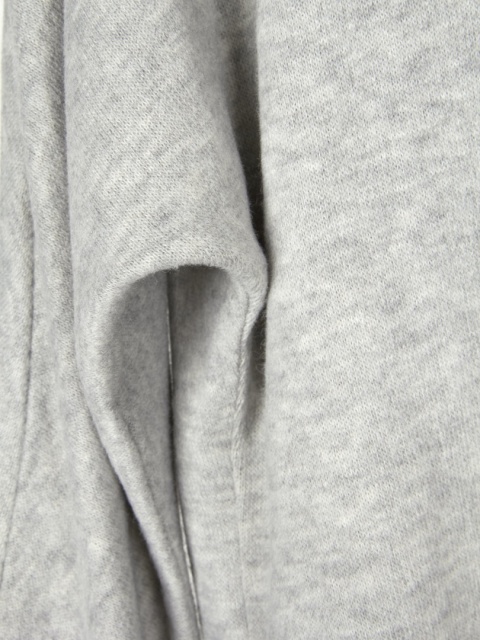 ULDAHL - luksusowa zwiewna tunika oversize piękna szarość - S/M