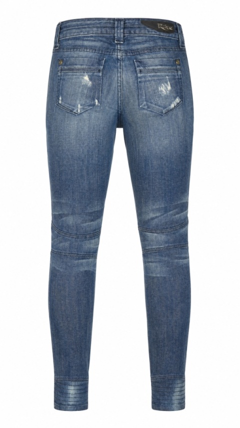 VINTAGE 1 - unikatowe spodnie jeans dziury - 27