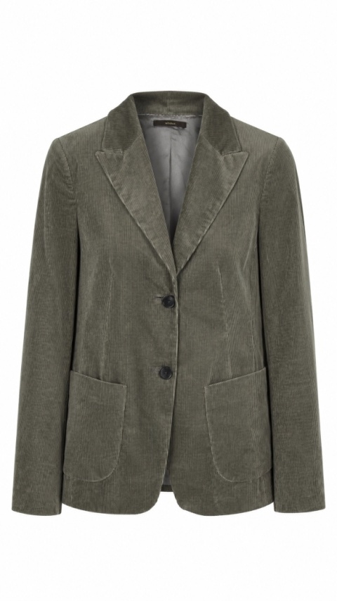 WINDSOR. - luksusowa marynarka sztruks khaki - 36