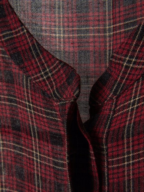 ZARA delikatna bluzka koszulowa piękna kratka naturalna wiskoza one size