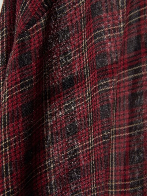 ZARA delikatna bluzka koszulowa piękna kratka naturalna wiskoza one size