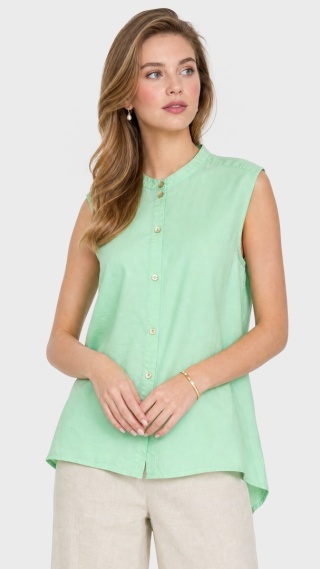 7 FOR ALL MANKIND niebanalna bluzka pistacjowy kolor jak jedwab S
