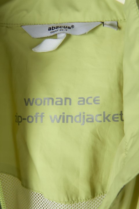 ABACUS lekka luźna kurtka oddychająca wind jacket limonkowy kolor S
