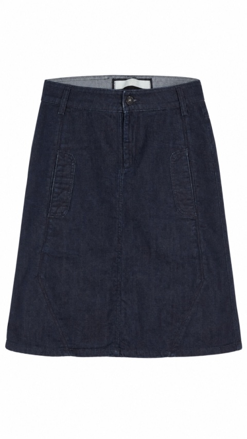 BRUUNS BAZAAR -fantastyczna spódnica jeans trapezowa - 38