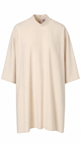 COS - cudna biszkoptowa sukienka modal jak jedwab mięsista oversize - XS/S