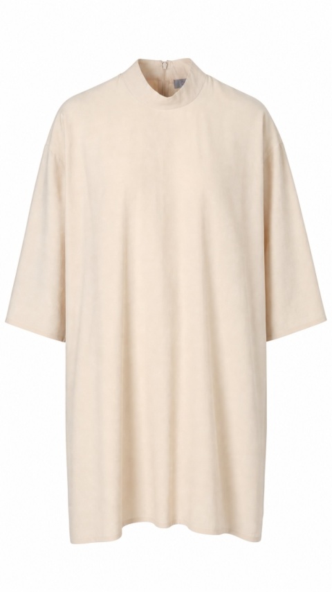 COS - cudna biszkoptowa sukienka modal jak jedwab mięsista oversize - XS/S