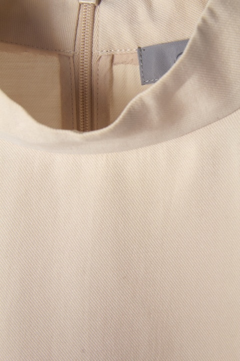 COS - cudna biszkoptowa sukienka modal jak jedwab mięsista oversize - XS/S